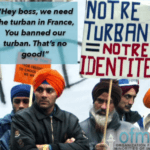 France Turban ban Protest